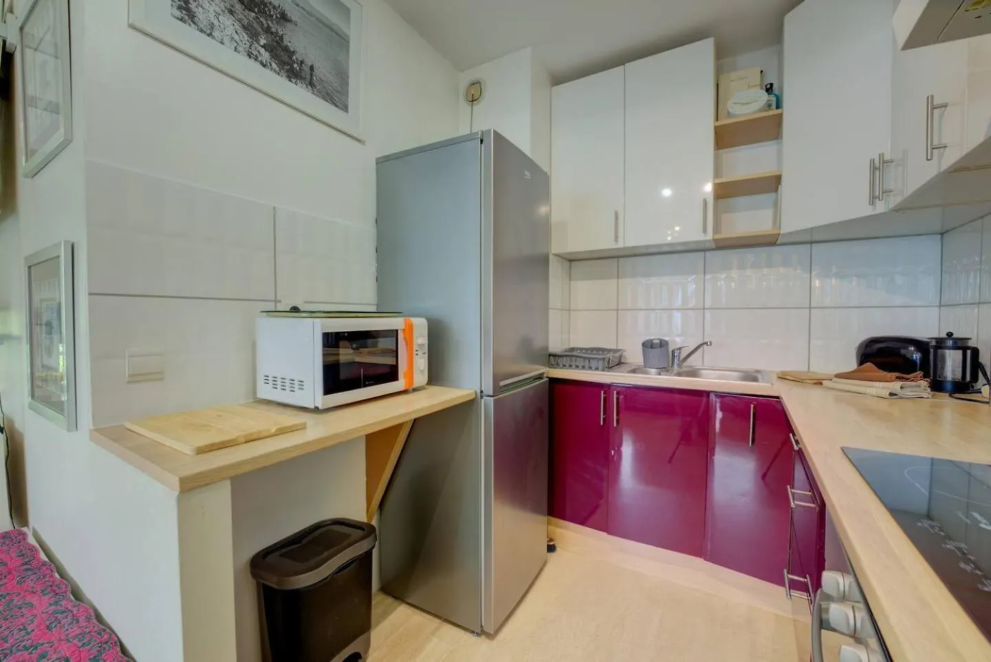 Elegant Apt W/2 Terraces/Mins To Beach & Shops Antibes 0*,